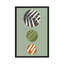 Cercles avec texture - Impression sur toile-23227243-74541831-74582811