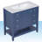 Obieze 36'' Single Bathroom Vanity with Ceramic Top-776995995