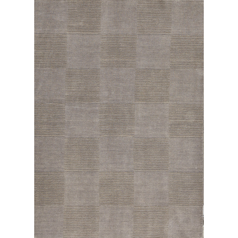Hand-Knotted High-Quality Gray Area Rug