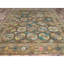 8'5"x10' Covert Green Super Kazak Dense Weave Medallion Oriental Rug G86341