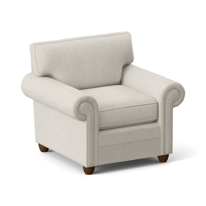 Main Street Armchair, Havana, Instant Parchment