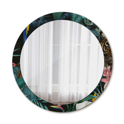 Huldar Glass Flat Wall Mirror
