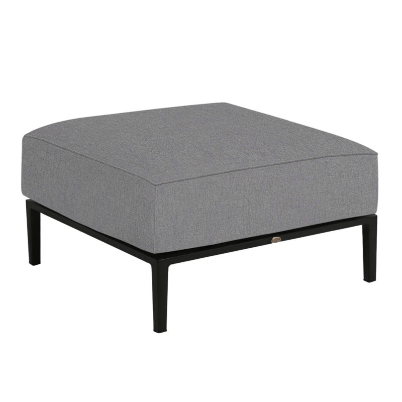 Repose-pieds Havana - Craie / Canne naturelle, Verona brume, Chalk/Natural Cane, Welt/Standard fill