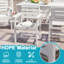 Ensemble de salle à manger rectangulaire pour 6 personnes avec 6 chaises, ensemble de table de salle à manger en PEHD-521261320