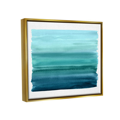 «Turquoise Gradient Shape», estampe numérique par Allie Corbin