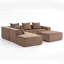 Canapé modulaire de qualité supérieure, ensemble modulaire de qualité supérieure, L 111,41 po x l 96,06 po