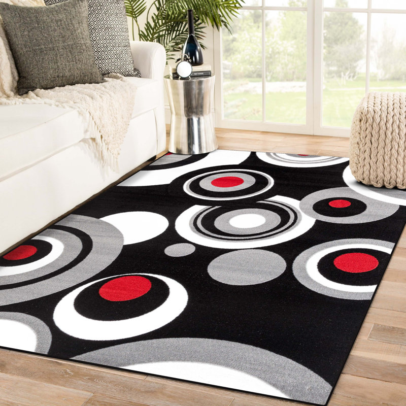 Alayshia Geometric Indoor Rug, Rectangle 2' x 3'