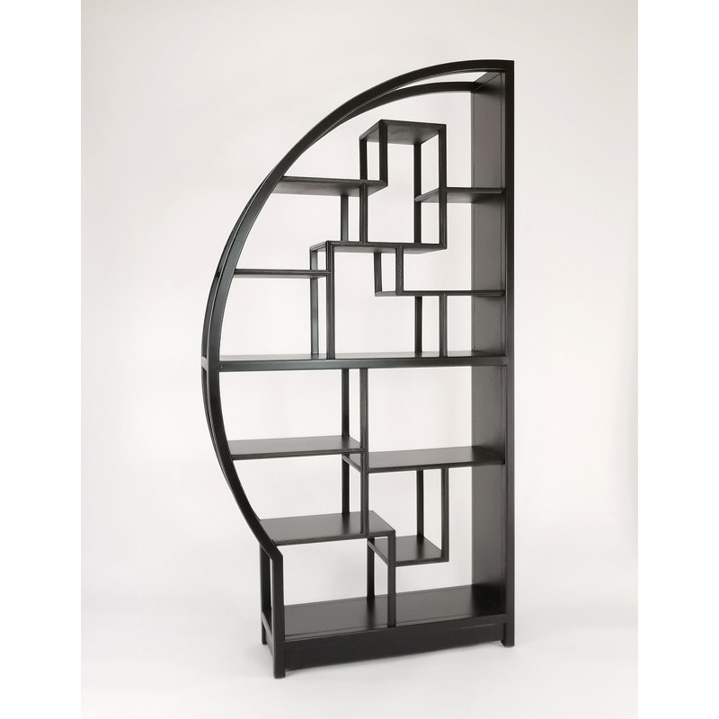 Russel Geometric Bookcase, Black