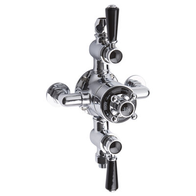 Topaz Triple Exposed Thermostatic Shower Valve