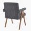 Fauteuil de salle à manger en tissu Poppy-1938201731