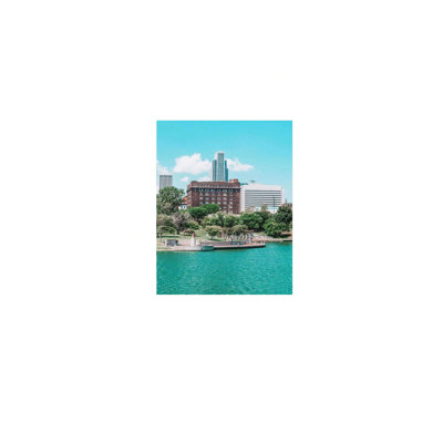 Rich Landsca Unframed Canvas Wall Art  24" X 36"