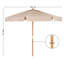 Wendell 300cm Market Parasol-693068377