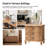 Arelys 26"W Carved Fronts 3-Drawer Traditional End Table with Charge Station USB Ports-114222026