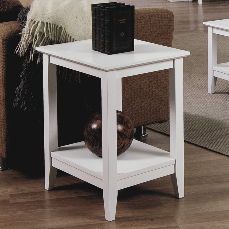 Table de bout Cafferata, Blanc