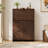 Desk Cabinet, with Storage Drawer & Shelves, Fold-up Desktop, Ideal for Home, Office, Dormitory
