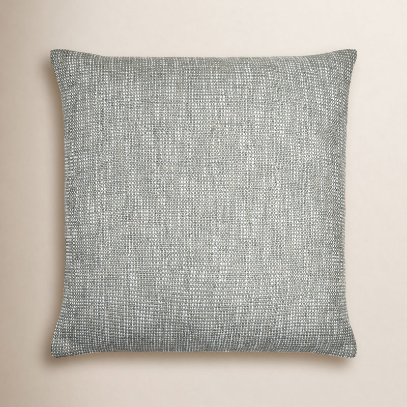 Danube Reversible Throw Pillow, 18"H x 18"W, Brown/White, Pillow Cover Only - No Insert