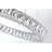24" LED Oval Ring Crystal Chandelier