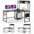 L-Shaped Desk With Power Outlet Hutch-1954945988