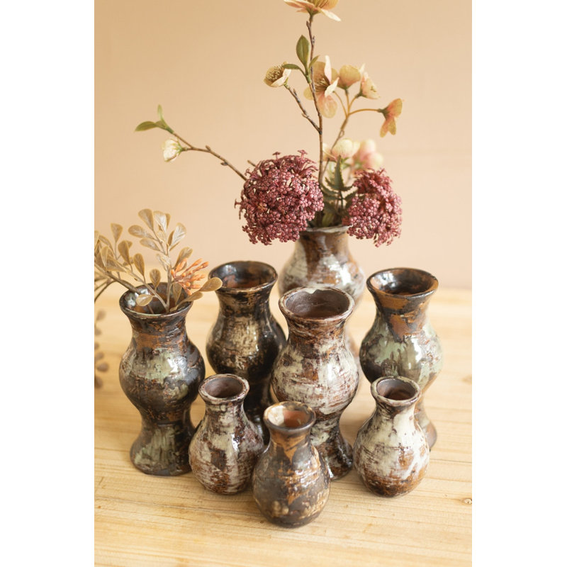 Ensemble de 9 vases en céramique Kalalou