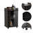 2-Drawer Nightstand Black and Dark Oak-670442712