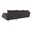 Modern L-Shape Corner Sofa Kimo with Silver Metal Legs-69378159-69378163