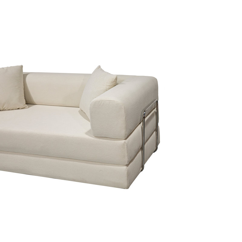 Canapé à compression multifonctionnel, Beige