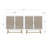 2-Piece Steel Accent Cabinet Set Or TV Stand-290641693