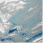 Tapis bleu / gris Lunaire-464157700