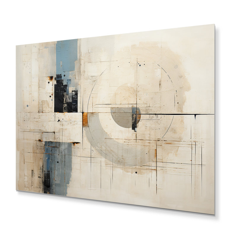 - Art mural abstrait en métal, H 30 po x l 40 po x P 1,5 po