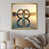 Gold Single Picture Framed