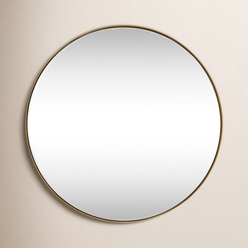 Bassevelde Mirror, 32" x 32", Gold