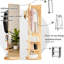 68.8*19.6 Inches Full - Length Mirror With 360 Rotation And Storage, Space Saving In Cloakroom Coat Rack, Corridor