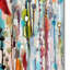  Art mural sur toile tendue - "La vie comme un passage" de Sylvie Demers pour décoration de salon, de chambre à coucher ou de bureau - 24 x 24-22076378