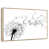 Floating Frame Natural Wood
