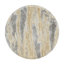 D14,5 x 18,5 po, tabouret moderne gris et beige en faux marbre, table d'appoint sculpturale cylindrique, piédestal d'aspect pierre-302546271