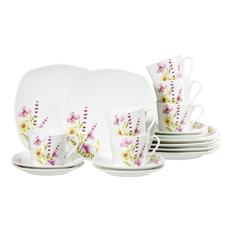 18 Piece Dinnerware Set, Service for 6