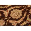 Tapis brun / ivoire floral en laine noué à la main 8 pi 11 po x 12 pi 4 po Floral