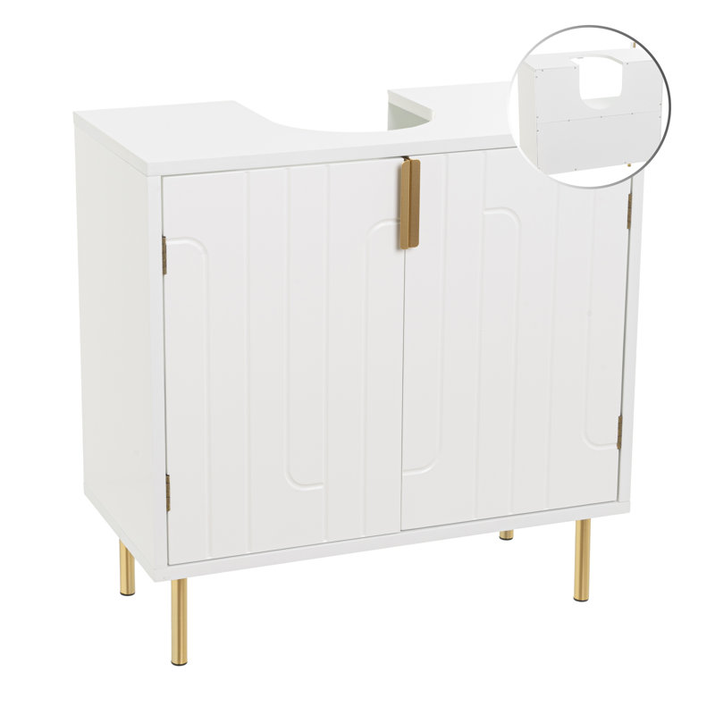 60cm Single Bathroom Vanity Base Only