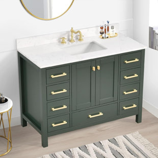 Meuble-lavabo 24 po avec lavabo, gris classique