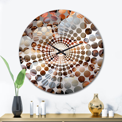 Lualdi - Horloge murale coquillage
