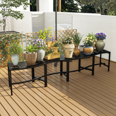 Black Iron Fire Pit Bench (Set Of 4) by Latitude Run