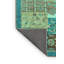Tapis bleu / blanc tissé à la machine Patchwork-1376841862