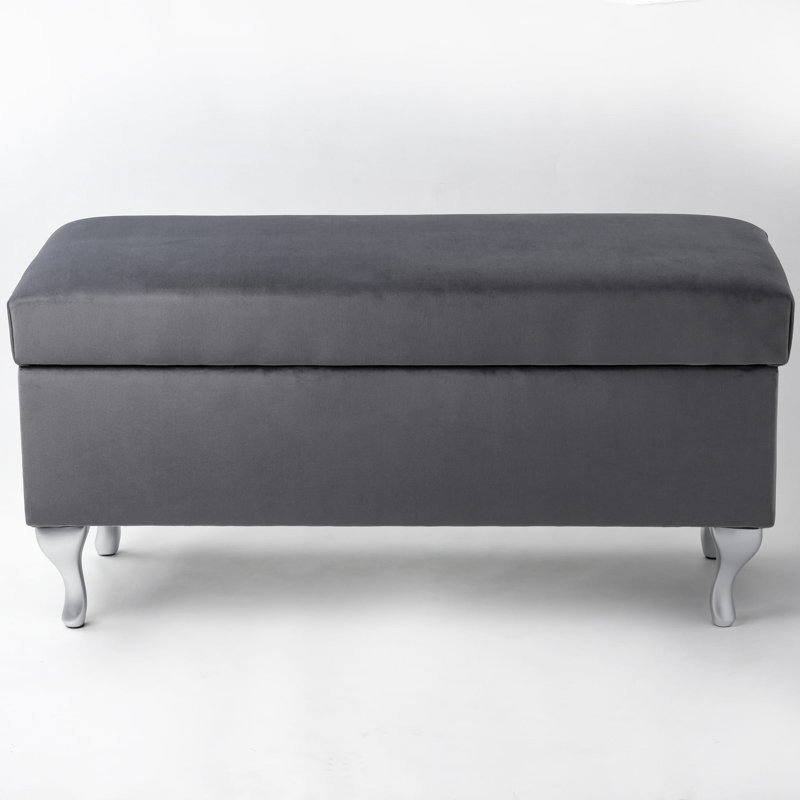 Polyester Upholstered Storage Bench, H47 x W60 x D40cm