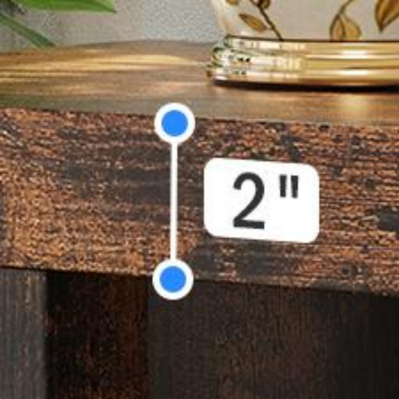 Modern Minimalist Console Table, Brown