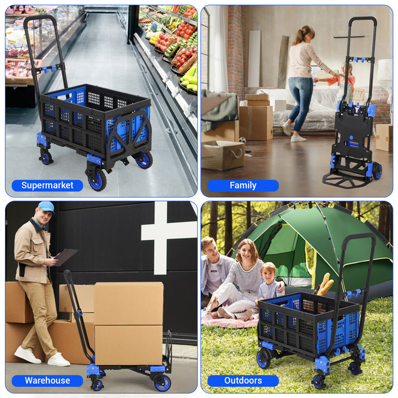 92cm H x 46cm W Utility Cart