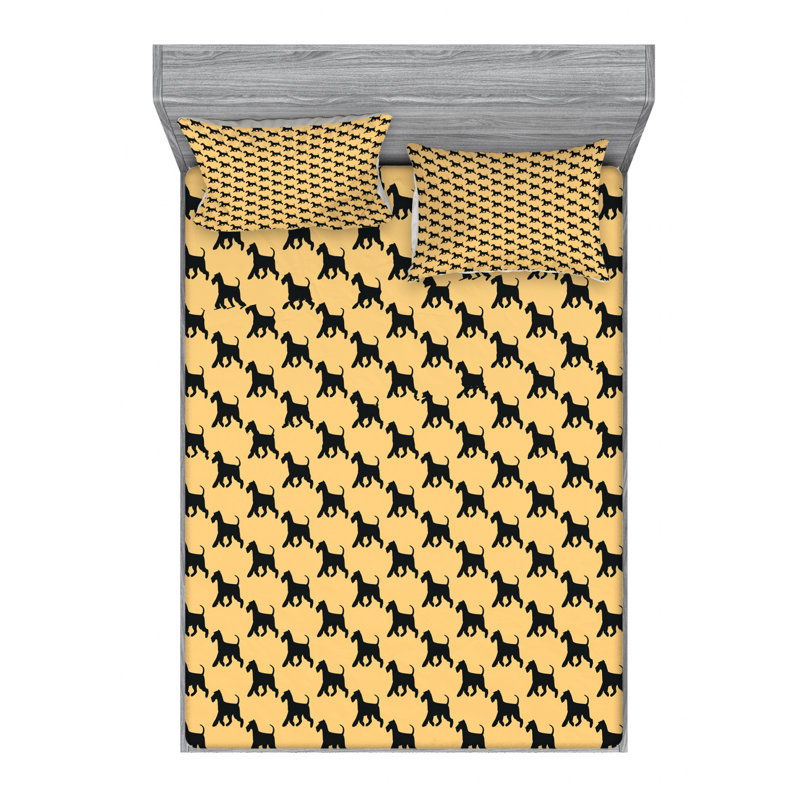 Microfiber Sheet Set, Queen Sheet Set with Fitted Sheet