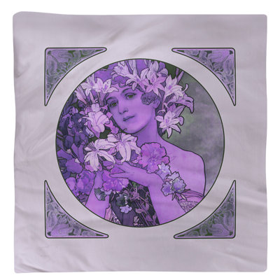 Cotton Floral Square Napkin