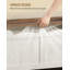 Coffre de rangement de 39,4 po, coffre de rangement très grand avec 2 charnières, banc en bois, coffre de rangement relevable, banc à chaussures pour entrée, chambre à coucher, salon, blanc rustique et brun-126248047-118611623