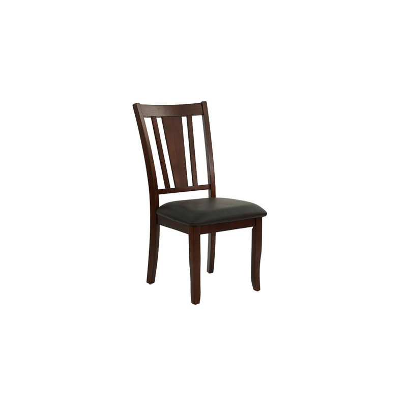 Faux Leather Upholstered Side Chair