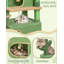 165 cm Cactus Cat Tree, Cat Tower for Indoor Cats, Multi-Level Cats Condo with 6 Scratching Posts, 2 Platforms, 2 Caves, Basket, Pompoms, Sisal Rope, Anti-Tip Kit, Green Brown